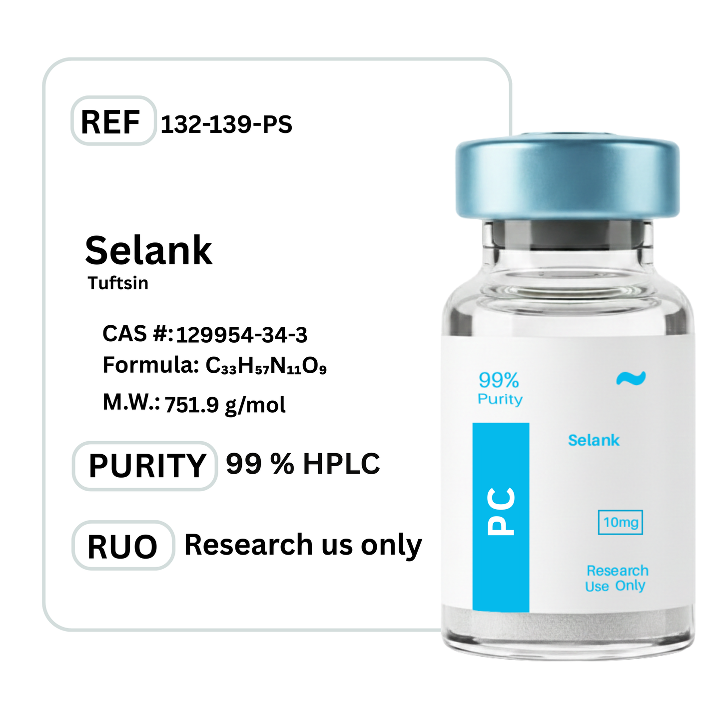 Selank - Premium Research Peptide